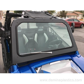 1/4" lexan AR abrasion resistant UTV /ATV windshield